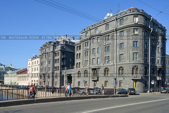 Дом Веге на набережной Крюкова канала в петербурге (2014 год). Стоковое фото, фотограф Александр Алексеев / Фотобанк Лори