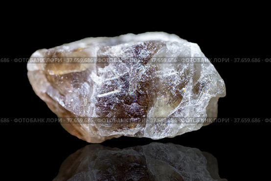 Drusa crystal on black background. Стоковое фото, фотограф Евгений Ткачёв / Фотобанк Лори
