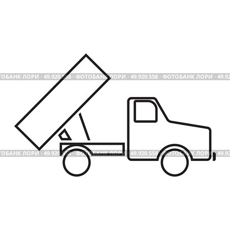 Dumper icon . Стоковая иллюстрация, агентство Ingram Publishing / Фотобанк Лори