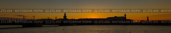 Дворцовый мост, панорамный вид (2015 год). Стоковое фото, фотограф Кирилл Трифонов / Фотобанк Лори
