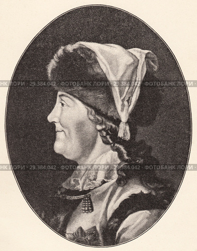 Екатерина II. Стоковая иллюстрация, иллюстратор Макаров Алексей / Фотобанк Лори