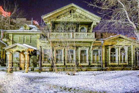 Екатеринбург. Дом Панова на улице Сакко и Ванцетти. Стоковое фото, фотограф Сергеев Валерий / Фотобанк Лори