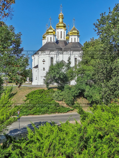 Екатерининская церковь. Чернигов. Украина (2013 год). Стоковое фото, фотограф Сергей Афанасьев / Фотобанк Лори