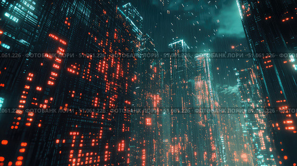 encoding transforming binary code ai generated. Стоковое AI-изображение, AI-художник Vectorwin / Фотобанк Лори