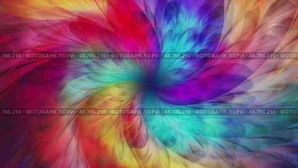 Endless multicolor hypnotic spiral. Стоковая анимация, аниматор Михаил Коханчиков / Фотобанк Лори