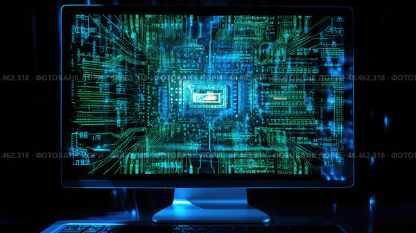 exploit technology vunerabilities ai generated. Стоковое AI-изображение, AI-художник Vectorwin / Фотобанк Лори