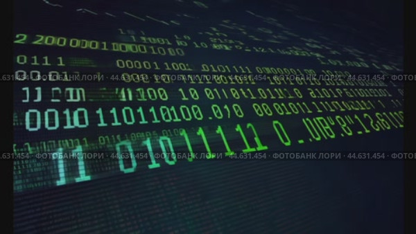 Exploring the world of binary code and digital data in a virtual environment. Стоковое AI-видео, аниматор Сергей Толмачёв / Фотобанк Лори