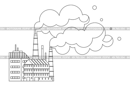 Factories vector illustration. Manufacturing is language spoken by factories, dialect engineering and technological mastery Factories metaphor is dance, each movement step in choreography. Factories. Factories concept is ecosystem, where manufactory orchestrates dance production. Стоковая иллюстрация, агентство Ingram Publishing / Фотобанк Лори
