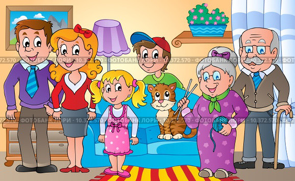 Family theme image 2. Стоковая иллюстрация, иллюстратор Klara Viskova / PantherMedia / Фотобанк Лори