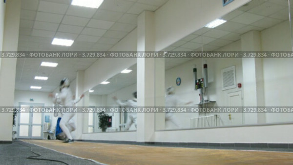 Фехтование(таймлапс) (2010 год). Редакционное видео, видеограф Losevsky Pavel / Фотобанк Лори