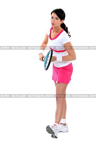 female tennis player. Стоковое фото, агентство Ingram Publishing / Фотобанк Лори