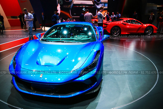 Ferrari F8 Tributo (2019 год). Редакционное фото, фотограф Art Konovalov / Фотобанк Лори