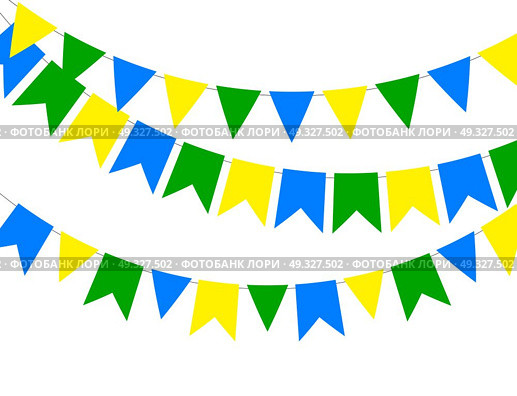 Festive boxes of color flag of Brazil on White Background. Vector Illustration. EPS10. Festive boxes of color flag  Brazil on White Background. Vecto. Стоковая иллюстрация, агентство Ingram Publishing / Фотобанк Лори
