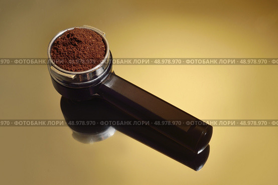 filter holder for coffee machine. Стоковое фото, агентство Ingram Publishing / Фотобанк Лори