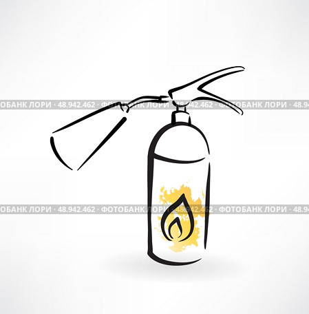 fire extinguisher icon. Стоковая иллюстрация, агентство Ingram Publishing / Фотобанк Лори