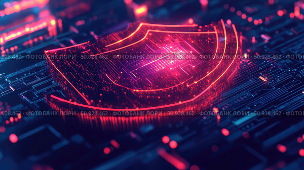 firewall animating cybersecurity shield ai generated. Стоковое AI-изображение, AI-художник Vectorwin / Фотобанк Лори