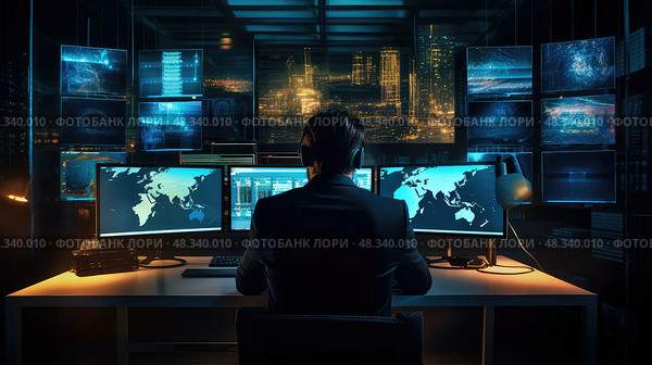 firewall data security ai generated. Стоковое AI-изображение, AI-художник Vectorwin / Фотобанк Лори