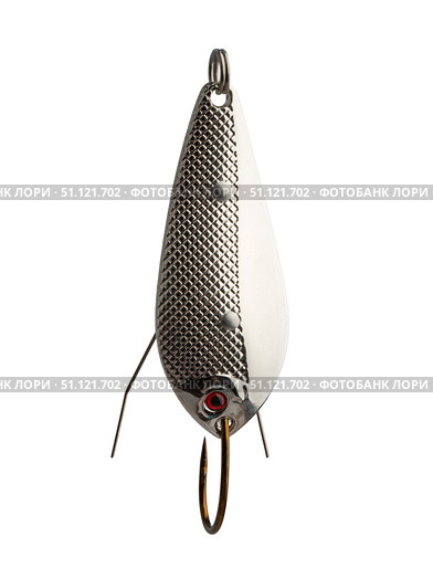 fishing bait, wobbler, baubles with hooks isolated on a white background. Стоковое фото, фотограф ~✿Eлена Челышева(Кочина)✿~ / Фотобанк Лори
