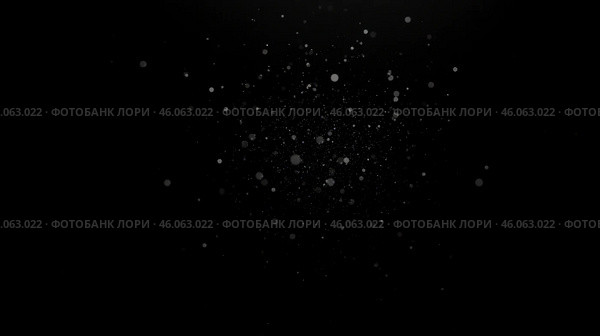 Floating dust particles in air, dark background overlay, small white specks, soft blurry bokeh, abstract motion texture, glowing atmospheric effect, scattered tiny dots. Стоковое фото, фотограф Павел Муравьев / Фотобанк Лори