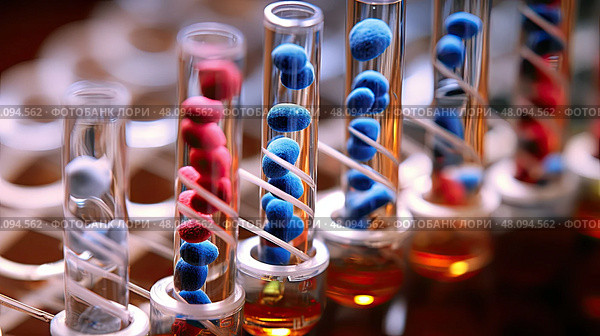 forensic dna sample ai generated. Стоковое AI-изображение, AI-художник Vectorwin / Фотобанк Лори
