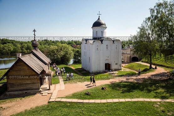 Fortress in Staraya Ladoga (2023 год). Редакционное фото, фотограф Юлия Бабкина / Фотобанк Лори