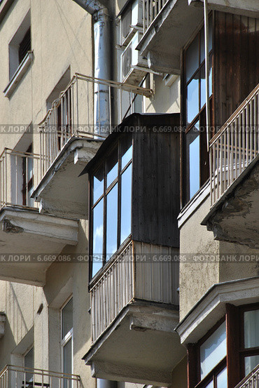 Фрагмент фасада здания. Козицкий переулок, дом 1а. Москва (2014 год). Стоковое фото, фотограф lana1501 / Фотобанк Лори
