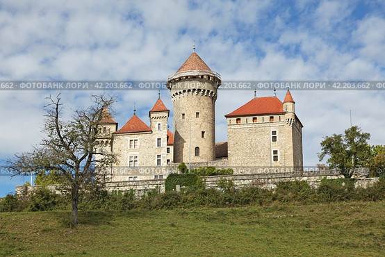 Франция. Замок Монтротье (Chateau de Montrottier) (2019 год). Стоковое фото, фотограф Ерохин Дмитрий Викторович / Фотобанк Лори