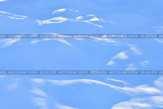 Fresh sparkling blue tone snow close-up, perfect as a tender winter season background texture. Стоковое фото, фотограф Camptoloma / Фотобанк Лори