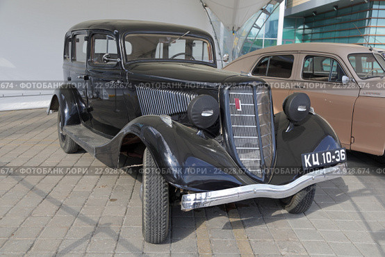 ГАЗ-М1 "Эмка" 1939 года выпуска (2016 год). Редакционное фото, фотограф Игорь Долгов / Фотобанк Лори