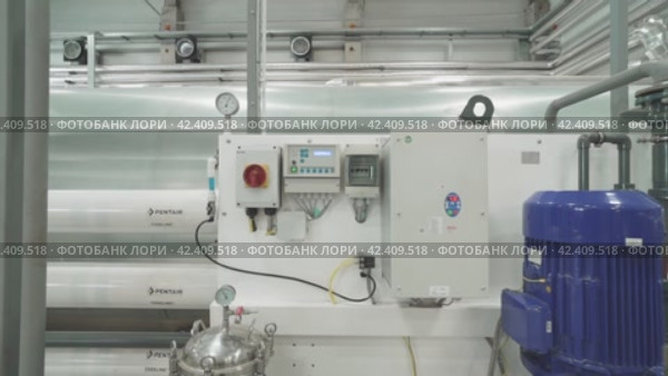 General view of the boiler room. Стоковое видео, видеограф Потийко Сергей / Фотобанк Лори