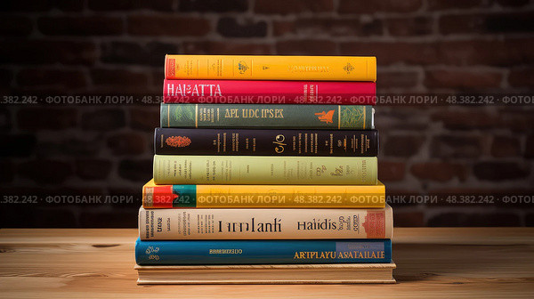 german language books ai generated. Стоковое AI-изображение, AI-художник Vectorwin / Фотобанк Лори