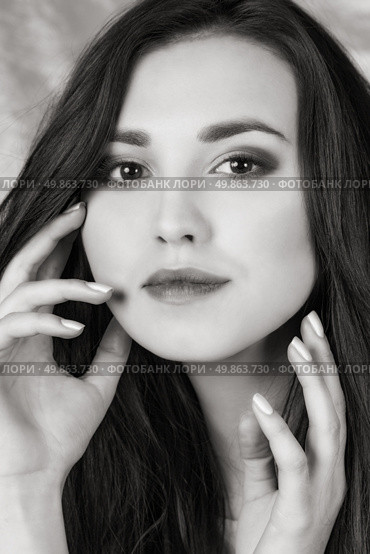 glamor portrait of beautiful girl. close-up. Стоковое фото, агентство Ingram Publishing / Фотобанк Лори