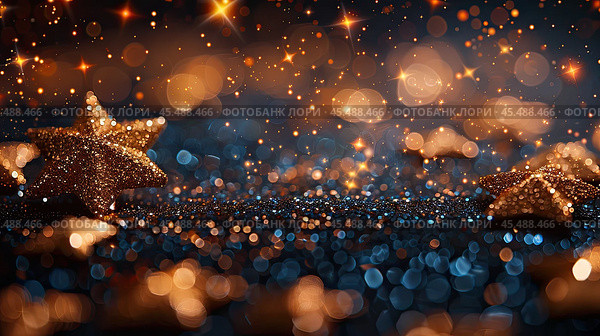 Gold flying stars confetti magic Christmas frame, premium sparkles stardust border background. Holiday party decor, Christmas stars background, flying gold sparkles confetti on white. Стоковое AI-изображение, AI-художник Ирина Михайличенко / Фотобанк Лори