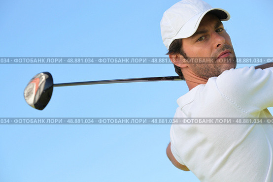 Golfer. Стоковое фото, агентство Ingram Publishing / Фотобанк Лори