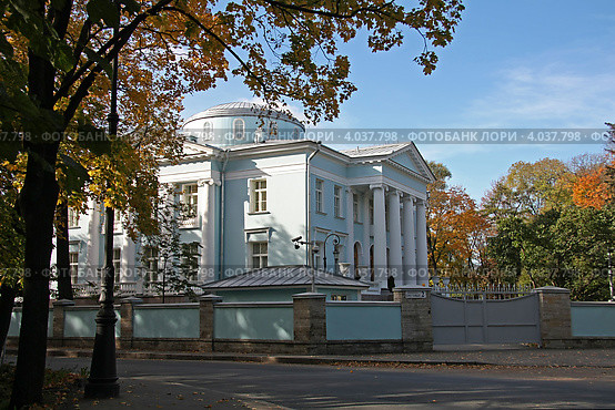 Голубая дача, или дача Вургафта. Каменный остров (2010 год). Стоковое фото, фотограф Калюжная Вера / Фотобанк Лори
