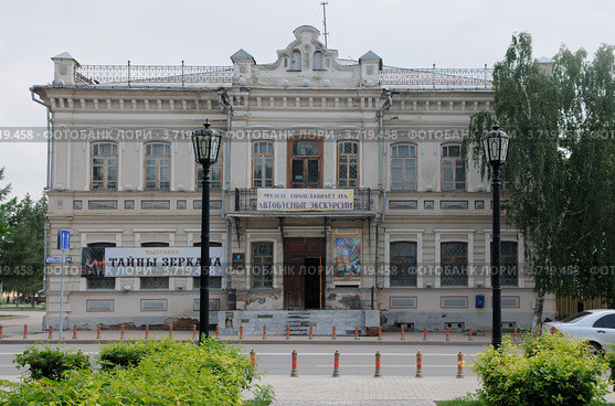 Город Ишим. Здание историко-художественного музея (2012 год). Редакционное фото, фотограф Александр Тараканов / Фотобанк Лори