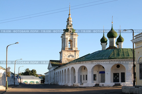 Город Кострома. Церковь Спаса. Архитектор Воротилов (2007 год). Стоковое фото, фотограф Parmenov Pavel / Фотобанк Лори