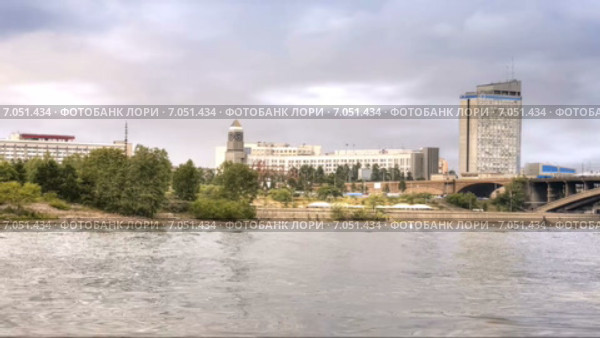 Город Красноярск (2015 год). Стоковое видео, видеограф Parmenov Pavel / Фотобанк Лори