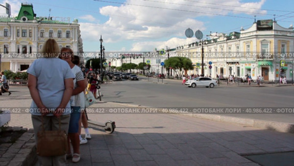 Город Омск, Любинский проспект (2023 год). Редакционное видео, видеограф Виктор Топорков / Фотобанк Лори