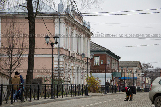 Город Вельск на севере России. Типичный провинциальный русский город. Россия, Архангельская область (2018 год). Стоковое фото, фотограф Яковлев Сергей / Фотобанк Лори