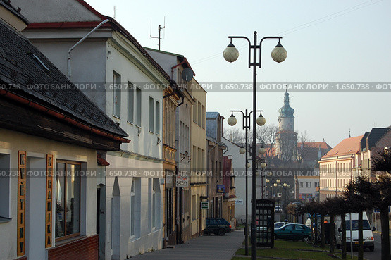 Городок Нове-место-над-Метуи, Чехия (2008 год). Редакционное фото, фотограф Анна Мартынова / Фотобанк Лори