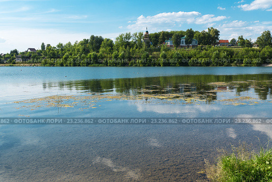 Городской пруд. Город Суксун. Пермский край. Стоковое фото, фотограф Александр Лядов / Фотобанк Лори