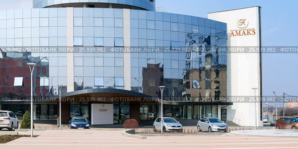 Гостиница "Амакс". Город Рязань (2017 год). Редакционное фото, фотограф Владимир Макеев / Фотобанк Лори