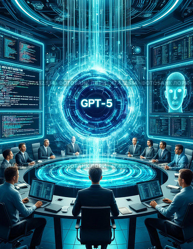 GPT 5. Стоковое AI-изображение, AI-художник Руслан Лесков / Фотобанк Лори