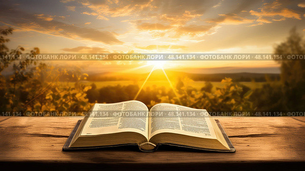 grace light bible ai generated. Стоковое AI-изображение, AI-художник Vectorwin / Фотобанк Лори