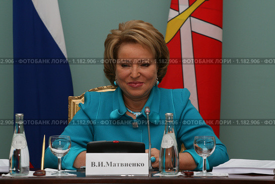 Губернатор Санкт-Петербурга Валентина Ивановна Матвиенко (2009 год). Редакционное фото, фотограф Александр Тарасенков / Фотобанк Лори