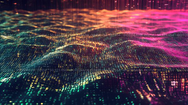 hacking fracturing binary code ai generated. Стоковое AI-изображение, AI-художник Vectorwin / Фотобанк Лори
