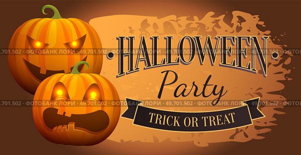 Hallowen party, trick or treat lettering, decorated greeting. Handwritten modern inscription. For autumn holiday design, invitation, banner, poster. Creative style of postcard with halloween symbols. Hallowen party, trick or treat lettering, decorated greeting. Design of autumn holiday postcard. Стоковая иллюстрация, агентство Ingram Publishing / Фотобанк Лори