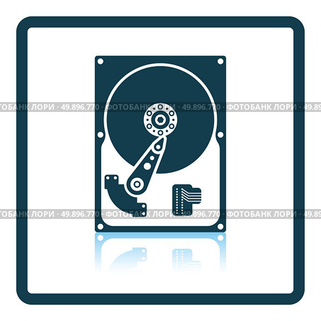 HDD icon. Shadow reflection design. Vector illustration. Стоковая иллюстрация, агентство Ingram Publishing / Фотобанк Лори
