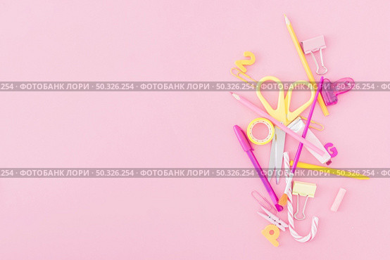 heap nice stationery. Resolution and high quality beautiful photo. heap nice stationery. High quality beautiful photo concept. Стоковое фото, агентство Ingram Publishing / Фотобанк Лори